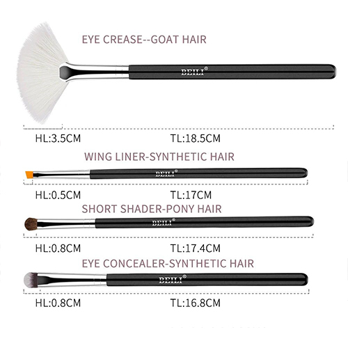 Beili 20 Pcs Professional Makeup Brushes Set